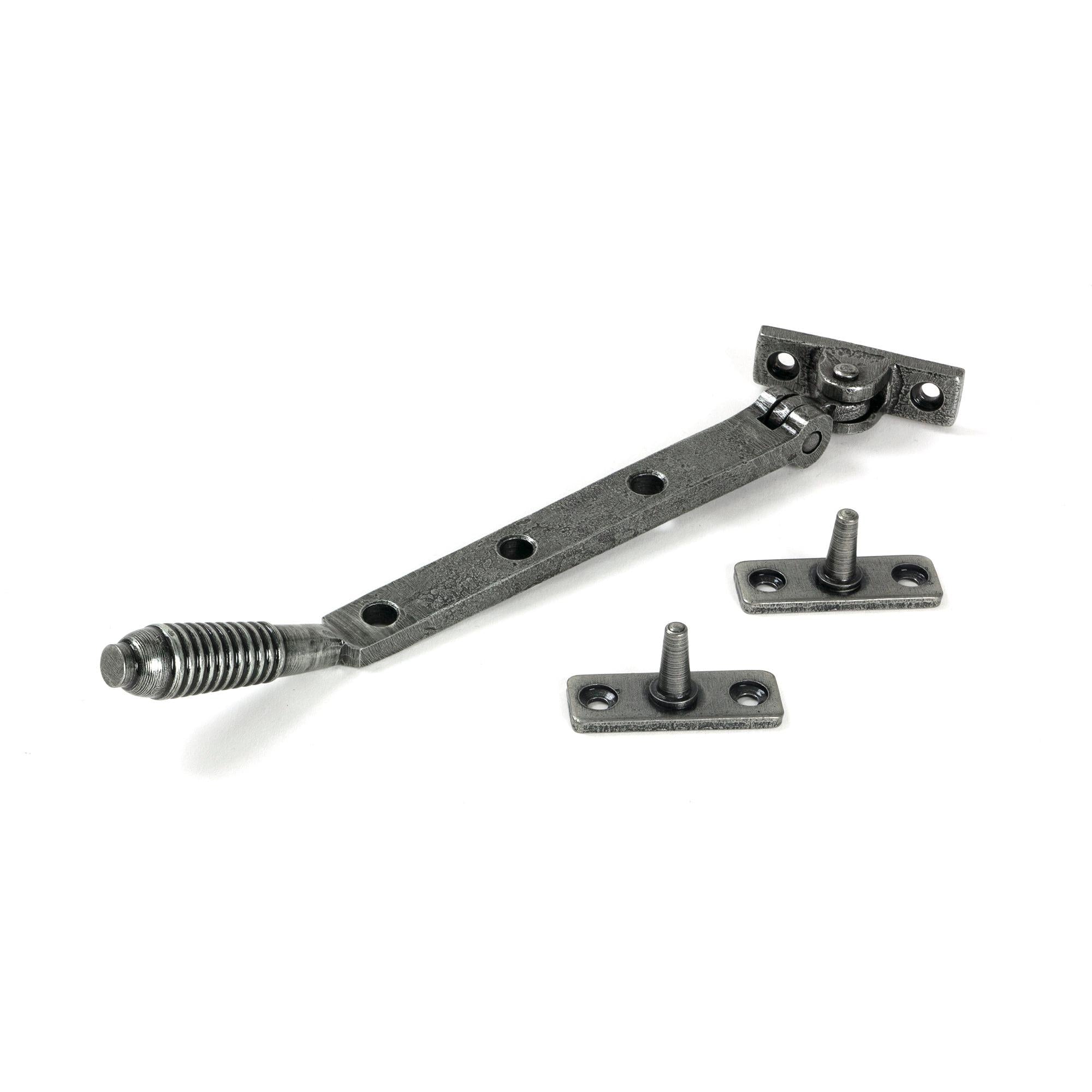 Pewter 8" Reeded Stay - Stays - From The Anvil - Yester Home