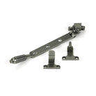 Pewter 8" Reeded Stay (Steel Window) - Stays - From The Anvil - Yester Home