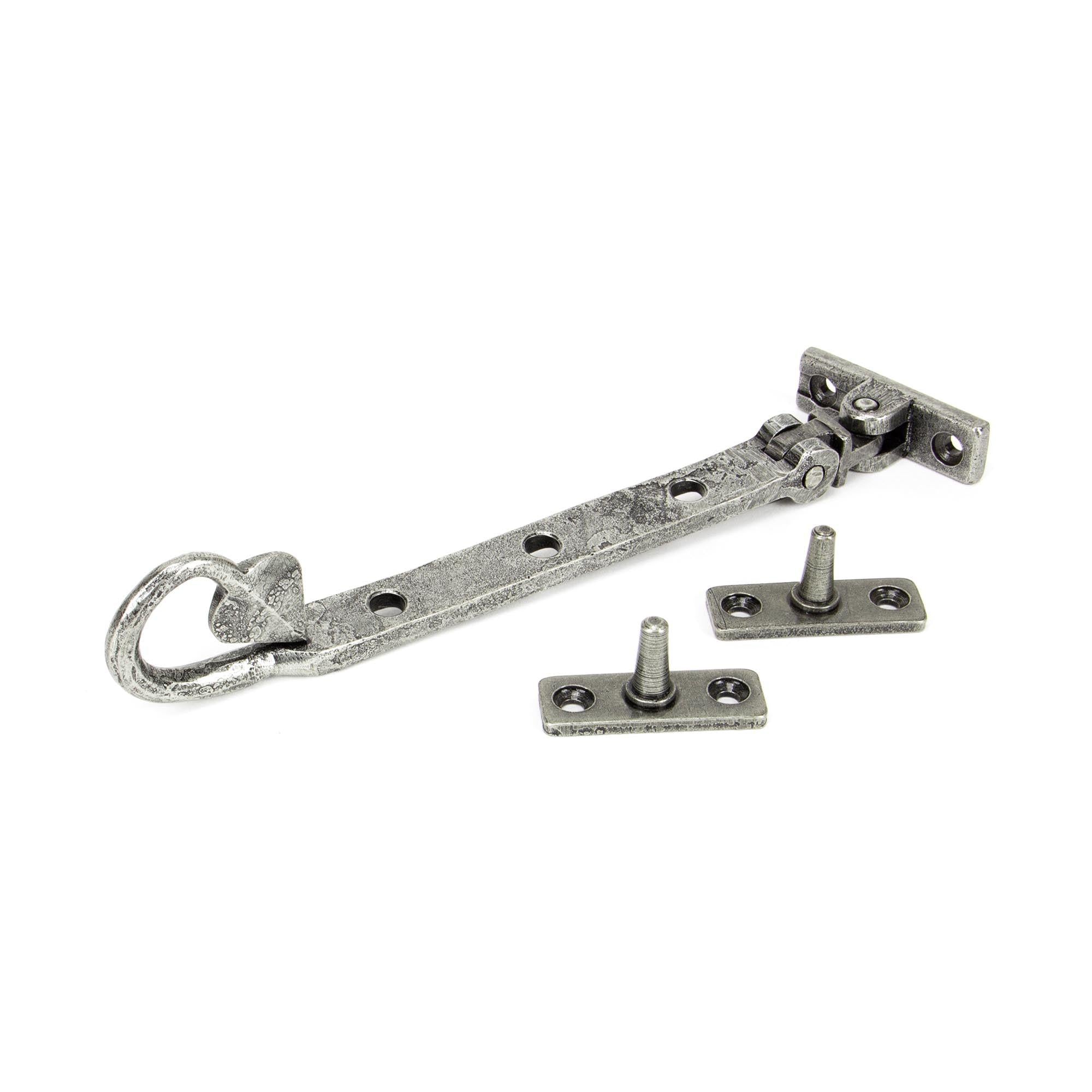 Pewter 8" Shropshire Window Stay | From The Anvil - Stays - From The Anvil - Yester Home
