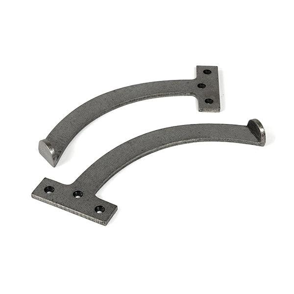 Pewter 8.5" Quadrant Stay (Pair) | From The Anvil-Stays-Yester Home