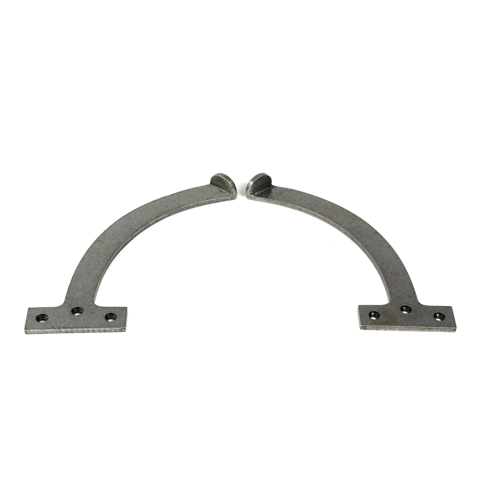 Pewter 8.5" Quadrant Stay (Pair) | From The Anvil - Stays - From The Anvil - Yester Home