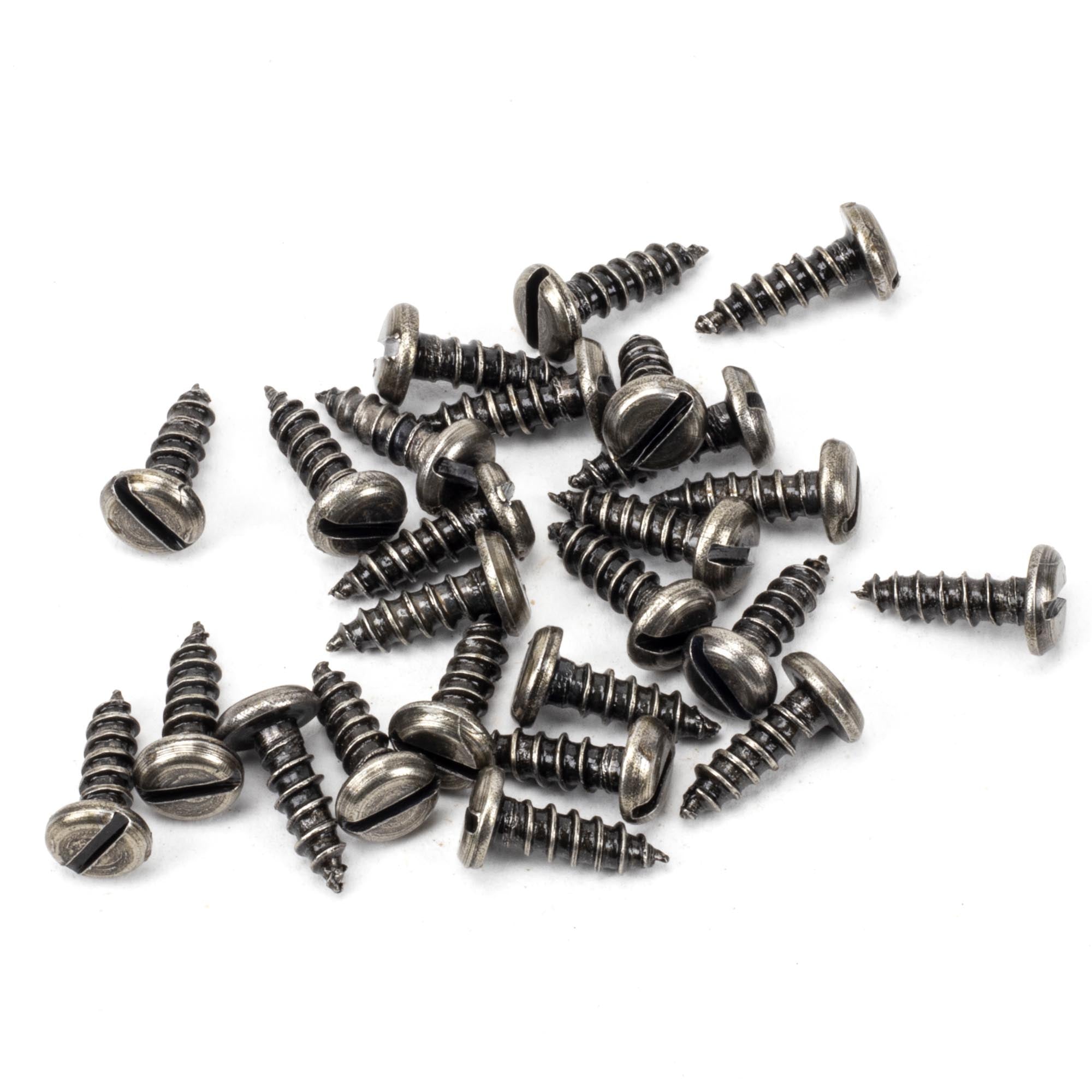 Pewter 8x½" Round Head Screws (25) | From The Anvil - Screws & Bolts - From The Anvil - Yester Home