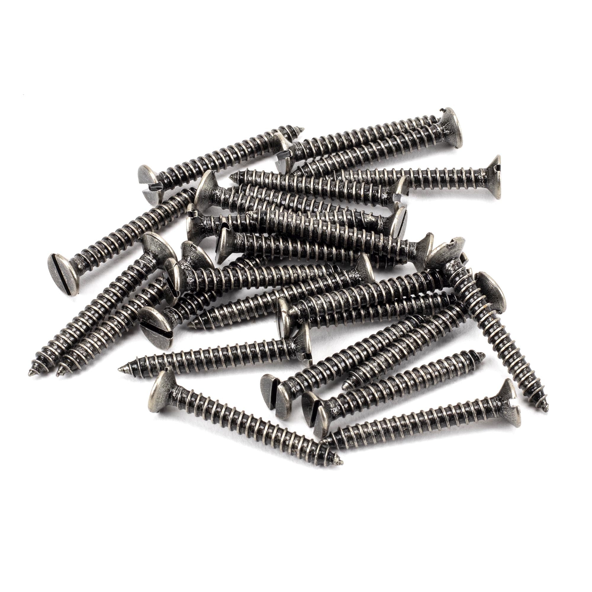 Pewter 8x1¼" Countersunk Screws (25) | From The Anvil - Screws & Bolts - From The Anvil - Yester Home