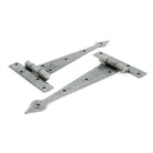 Pewter 9" Arrow Head T Hinge (pair) | From The Anvil-T Hinges-Yester Home
