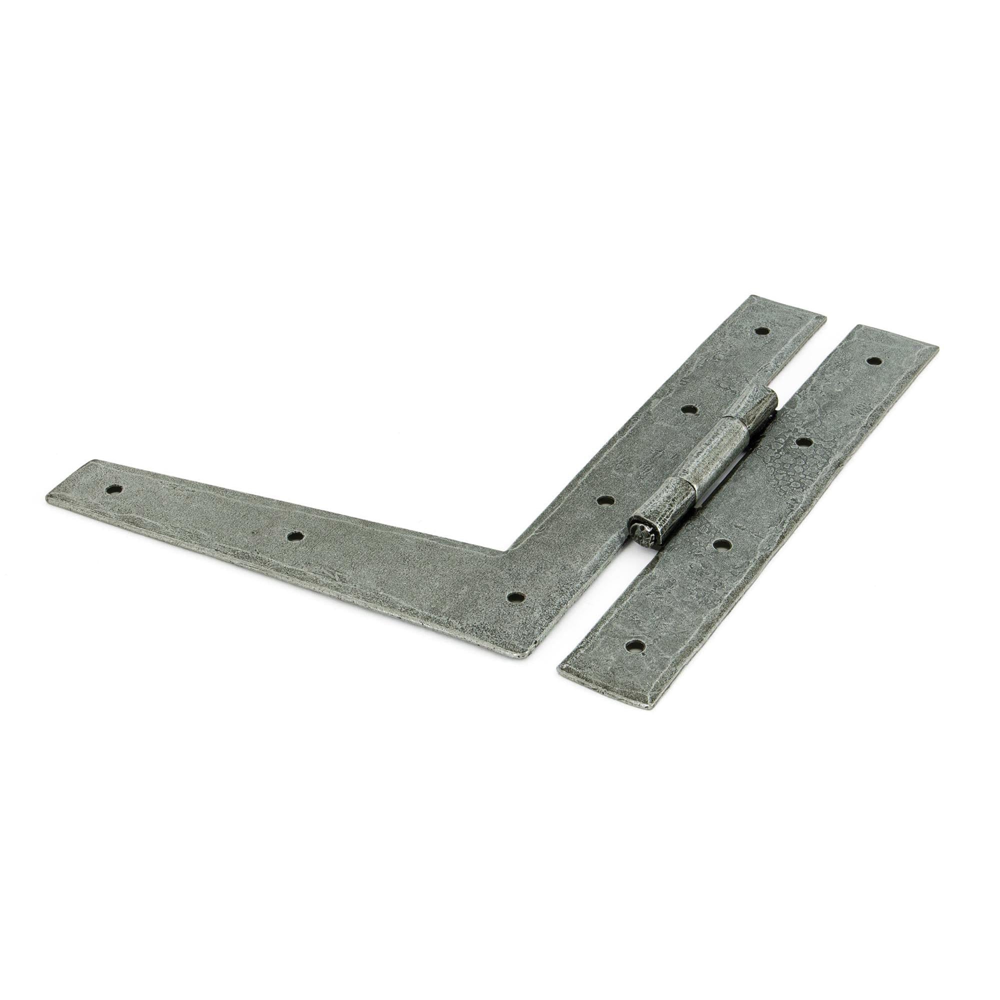 Pewter 9" HL Hinge (pair) | From The Anvil - H & HL Hinges - From The Anvil - Yester Home