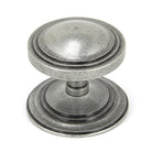 Pewter Art Deco Centre Door Knob | From The Anvil - Centre Door Knobs - From The Anvil - Yester Home