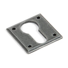 Pewter Avon Euro Escutcheon | From The Anvil - Euro Escutcheons - From The Anvil - Yester Home