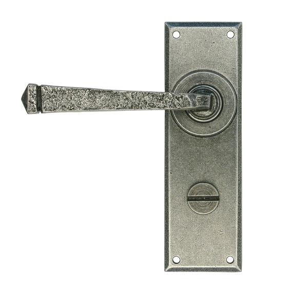 Pewter Avon Lever Bathroom Set | From The Anvil-Lever Bathroom-Yester Home