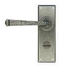 Pewter Avon Lever Bathroom Set | From The Anvil - Lever Bathroom - From The Anvil - Yester Home