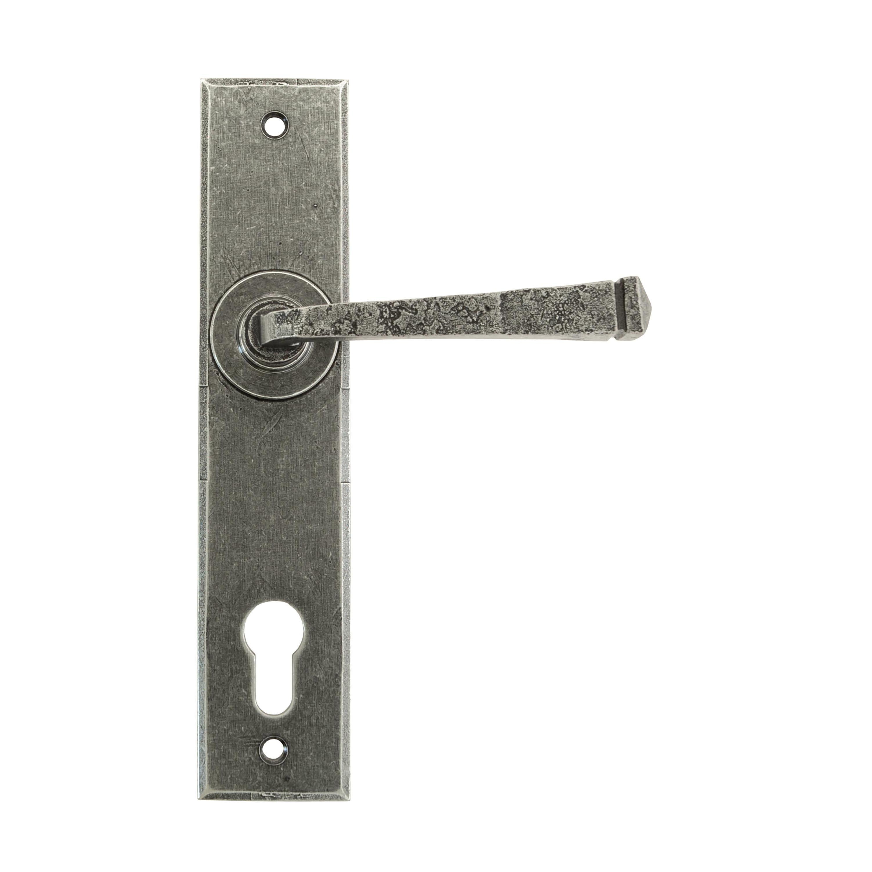 Pewter Avon Lever Espag. Lock Set | From The Anvil - Espagnolette - From The Anvil - Yester Home