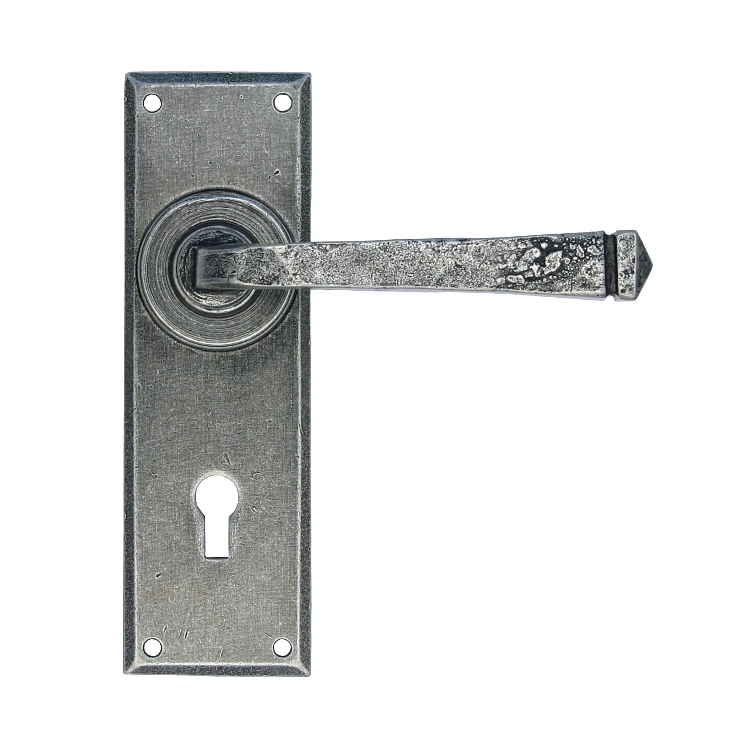 Pewter Avon Lever Lock Set | From The Anvil-Lever Lock-Yester Home