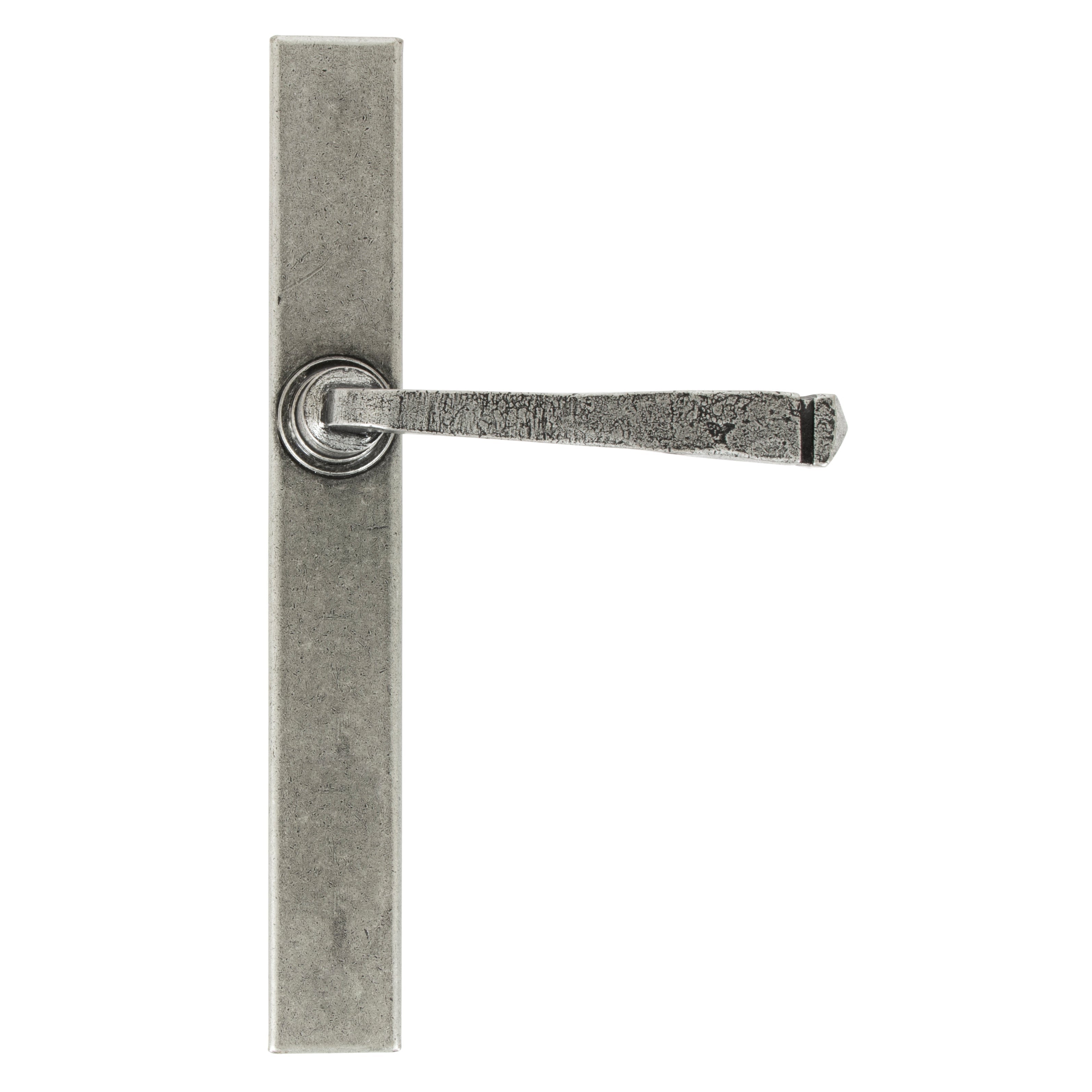 Pewter Avon Slimline Lever Latch Set | From The Anvil-Espagnolette-Yester Home