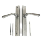 Pewter Avon Slimline Lever Latch Set | From The Anvil-Espagnolette-Yester Home