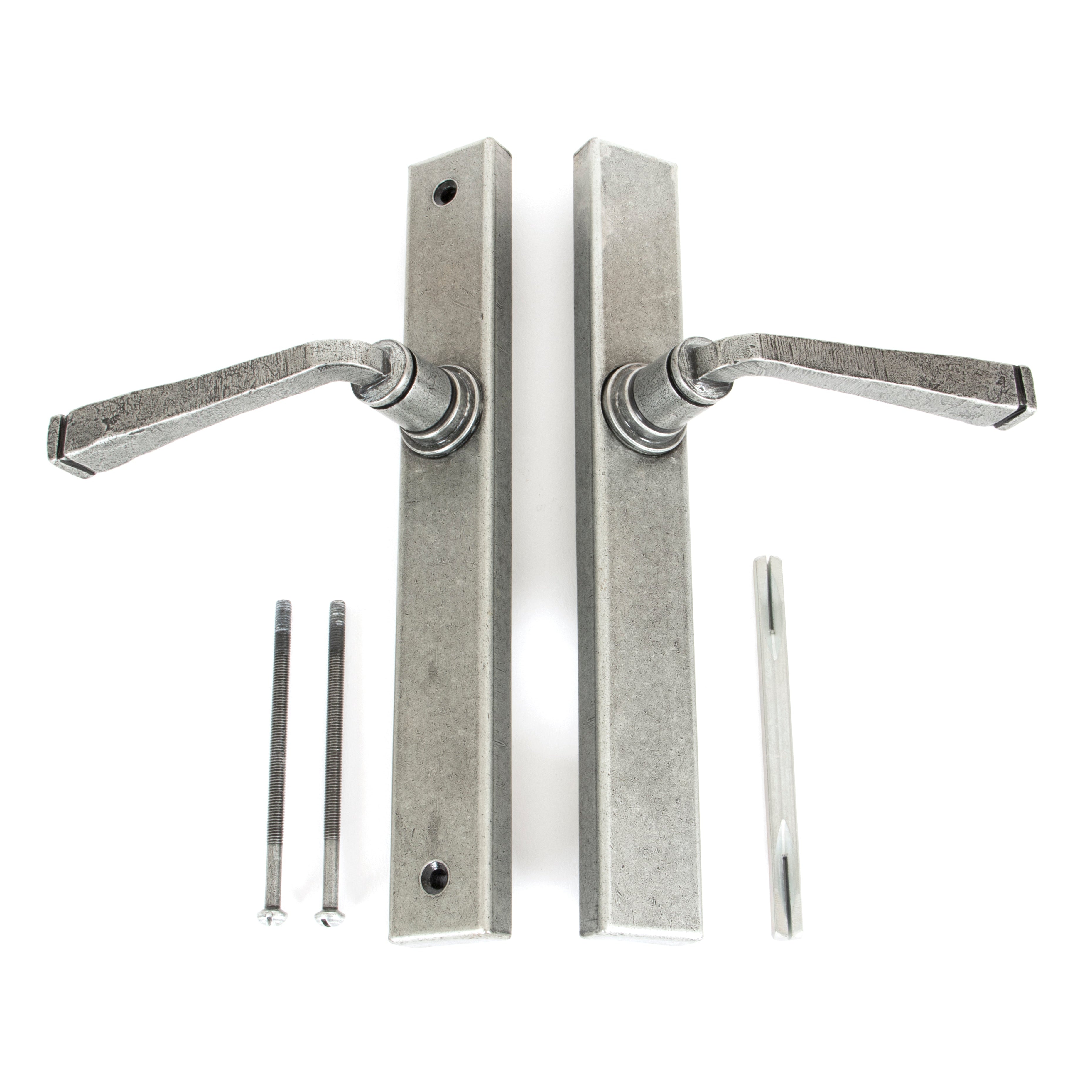 Pewter Avon Slimline Lever Latch Set | From The Anvil-Espagnolette-Yester Home
