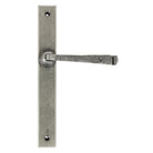 Pewter Avon Slimline Lever Latch Set | From The Anvil - Espagnolette - From The Anvil - Yester Home
