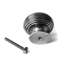 Pewter Beehive Cabinet Knob 40mm | From The Anvil-Cabinet Knobs-Yester Home