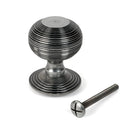 Pewter Beehive Centre Door Knob | From The Anvil-Centre Door Knobs-Yester Home