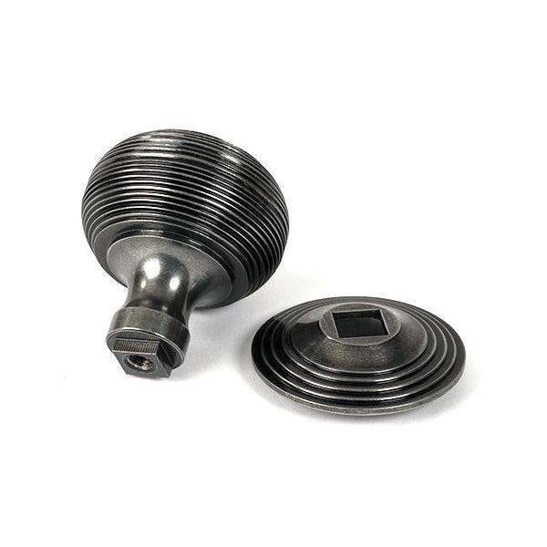 Pewter Beehive Centre Door Knob | From The Anvil-Centre Door Knobs-Yester Home