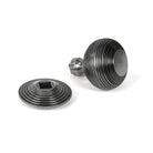 Pewter Beehive Centre Door Knob | From The Anvil-Centre Door Knobs-Yester Home