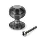 Pewter Beehive Centre Door Knob | From The Anvil-Centre Door Knobs-Yester Home
