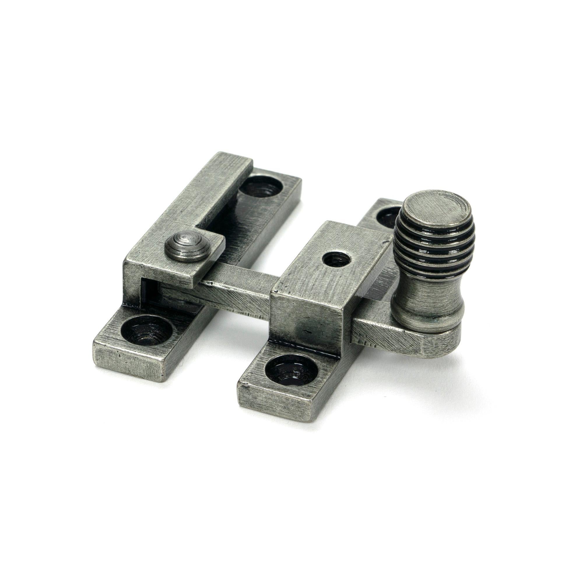 Pewter Beehive Quadrant Fastener - Narrow - Quadrant Fasteners - From The Anvil - Yester Home