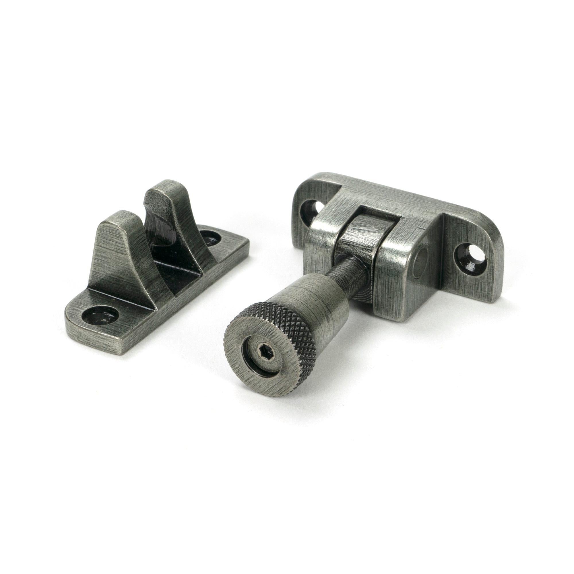 Pewter Brompton Brighton Fastener (Radiused) - Brighton Fasteners - From The Anvil - Yester Home