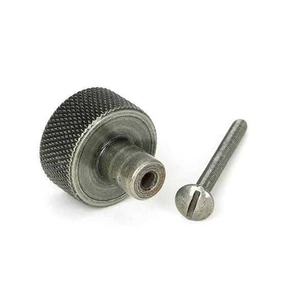 Pewter Brompton Cabinet Knob - 25mm (No rose) | From The Anvil-Cabinet Knobs-Yester Home
