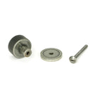 Pewter Brompton Cabinet Knob - 25mm (Plain) | From The Anvil-Cabinet Knobs-Yester Home