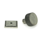Pewter Brompton Cabinet Knob - 25mm (Square) | From The Anvil-Cabinet Knobs-Yester Home