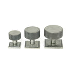 Pewter Brompton Cabinet Knob - 25mm (Square) | From The Anvil-Cabinet Knobs-Yester Home