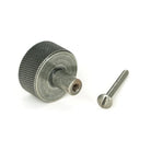 Pewter Brompton Cabinet Knob - 32mm (No rose) | From The Anvil-Cabinet Knobs-Yester Home