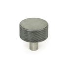 Pewter Brompton Cabinet Knob - 32mm (No rose) | From The Anvil-Cabinet Knobs-Yester Home
