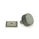 Pewter Brompton Cabinet Knob - 32mm (Square) | From The Anvil - Cabinet Knobs - From The Anvil - Yester Home