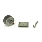 Pewter Brompton Cabinet Knob - 32mm (Square) | From The Anvil - Cabinet Knobs - From The Anvil - Yester Home