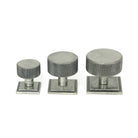 Pewter Brompton Cabinet Knob - 32mm (Square) | From The Anvil - Cabinet Knobs - From The Anvil - Yester Home