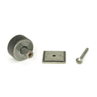 Pewter Brompton Cabinet Knob - 32mm (Square) | From The Anvil-Cabinet Knobs-Yester Home