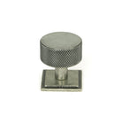 Pewter Brompton Cabinet Knob - 32mm (Square) | From The Anvil-Cabinet Knobs-Yester Home