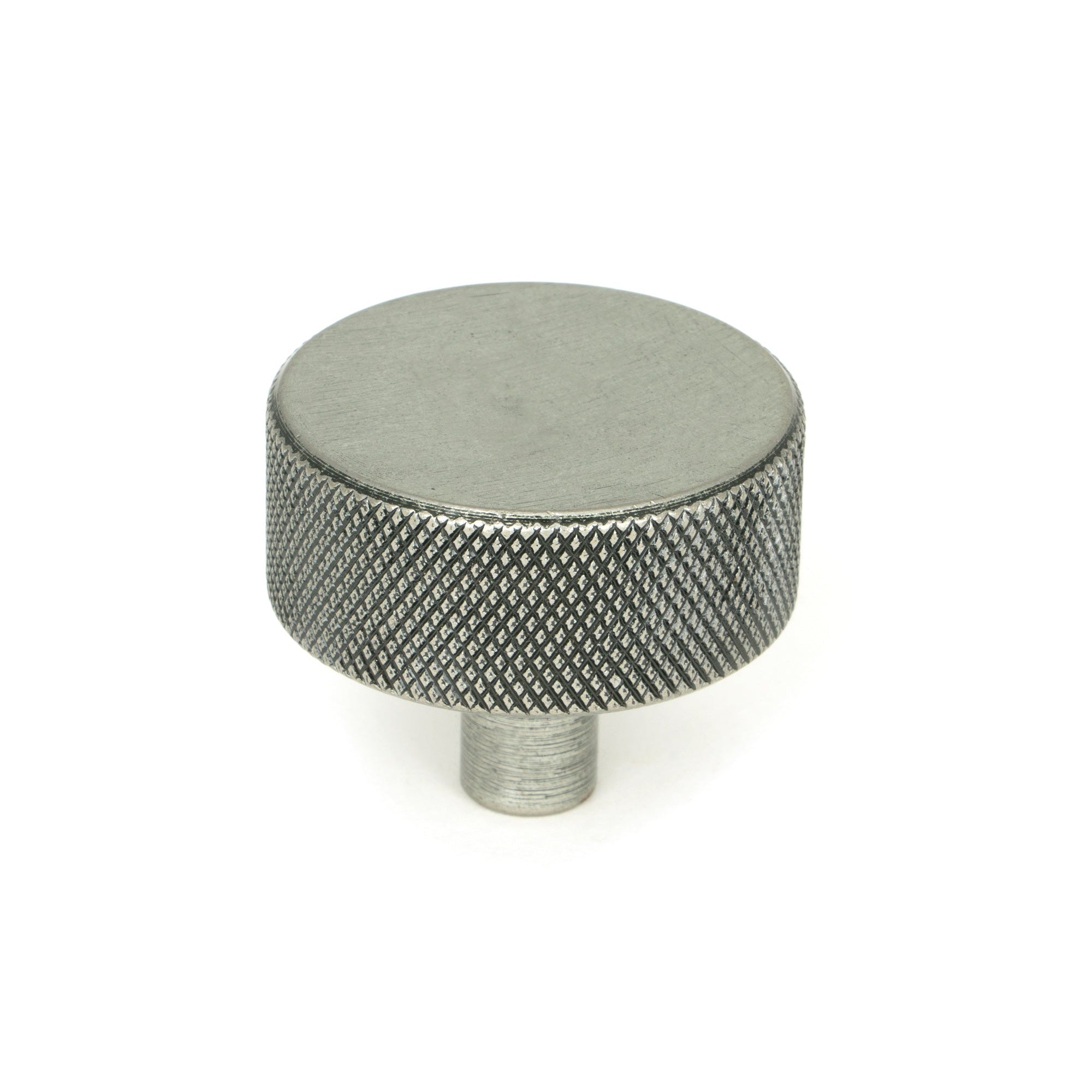 Pewter Brompton Cabinet Knob - 38mm (No rose) | From The Anvil-Cabinet Knobs-Yester Home