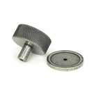 Pewter Brompton Cabinet Knob - 38mm (Plain) | From The Anvil-Cabinet Knobs-Yester Home