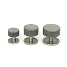 Pewter Brompton Cabinet Knob - 38mm (Plain) | From The Anvil-Cabinet Knobs-Yester Home