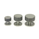 Pewter Brompton Cabinet Knob - 38mm (Plain) | From The Anvil-Cabinet Knobs-Yester Home
