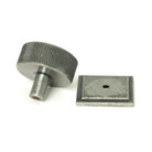 Pewter Brompton Cabinet Knob - 38mm (Square) | From The Anvil - Cabinet Knobs - From The Anvil - Yester Home