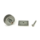 Pewter Brompton Cabinet Knob - 38mm (Square) | From The Anvil - Cabinet Knobs - From The Anvil - Yester Home