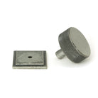 Pewter Brompton Cabinet Knob - 38mm (Square) | From The Anvil-Cabinet Knobs-Yester Home