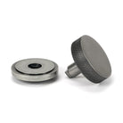 Pewter Brompton Centre Door Knob (Art Deco) | From The Anvil - Centre Door Knobs - From The Anvil - Yester Home