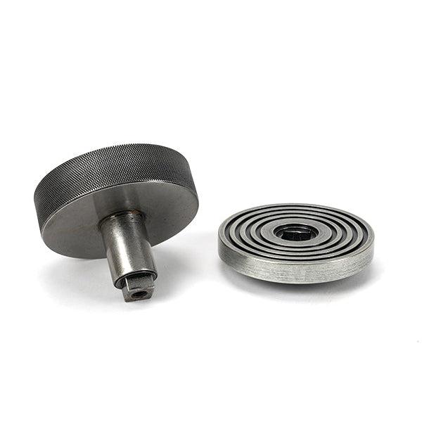 Pewter Brompton Centre Door Knob (Beehive) | From The Anvil-Centre Door Knobs-Yester Home