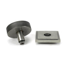 Pewter Brompton Centre Door Knob (Square) | From The Anvil - Centre Door Knobs - From The Anvil - Yester Home