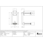 Pewter Brompton Door Knocker | From The Anvil - Bolt-Through Door Knockers - From The Anvil - Yester Home