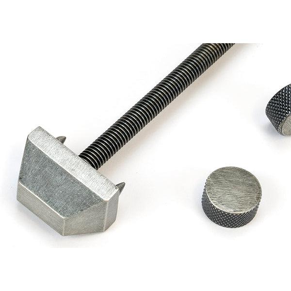 Pewter Brompton Door Knocker | From The Anvil-Bolt-Through Door Knockers-Yester Home