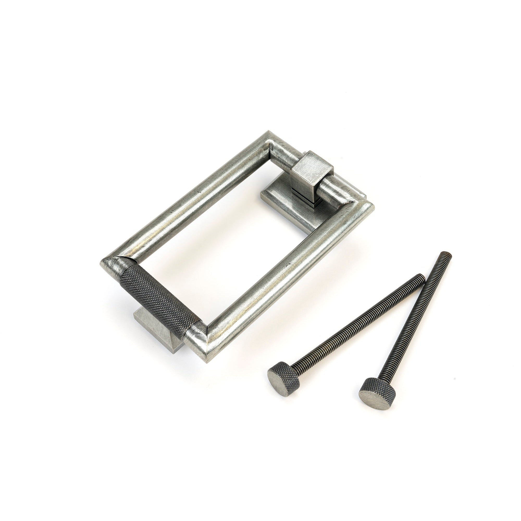 Pewter Brompton Door Knocker | From The Anvil-Bolt-Through Door Knockers-Yester Home